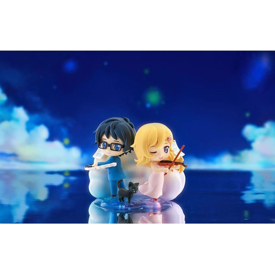 Your Lie in April Qset Mini - Figure 2 - Pack Kaori Miyazono & Kosei Arima 9 cm - The Happy Toy Store