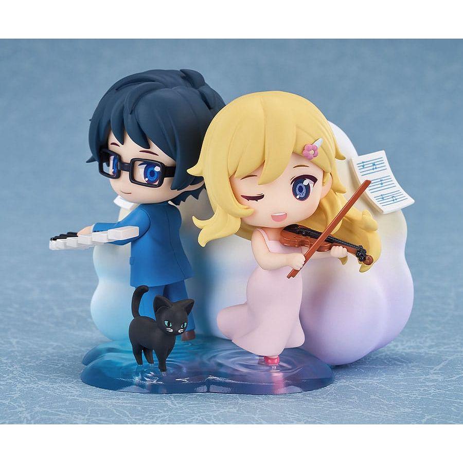 Your Lie in April Qset Mini - Figure 2 - Pack Kaori Miyazono & Kosei Arima 9 cm - The Happy Toy Store