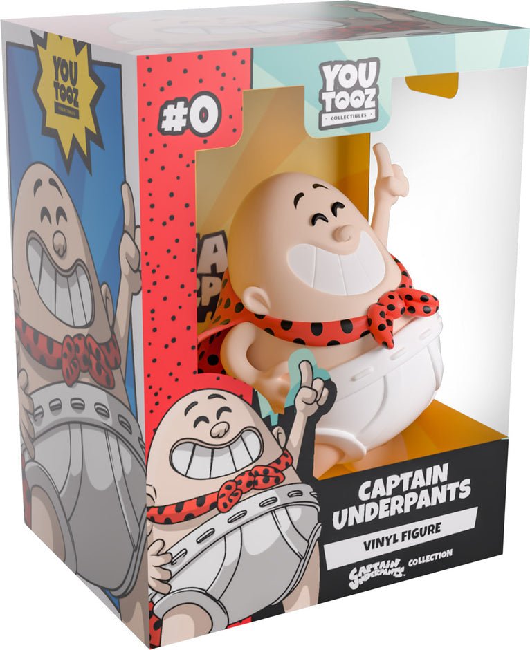 Youtooz - Captain Underpants: Captain Underpants Vinyl Figure - The Happy Toy Store