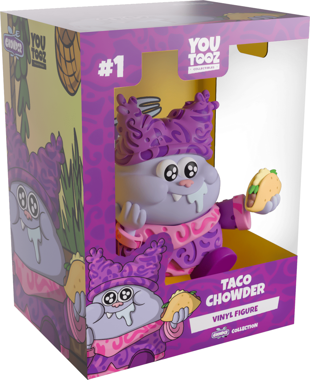 Youtooz - Chowder: Taco Chowder Vinyl Figure - The Happy Toy Store