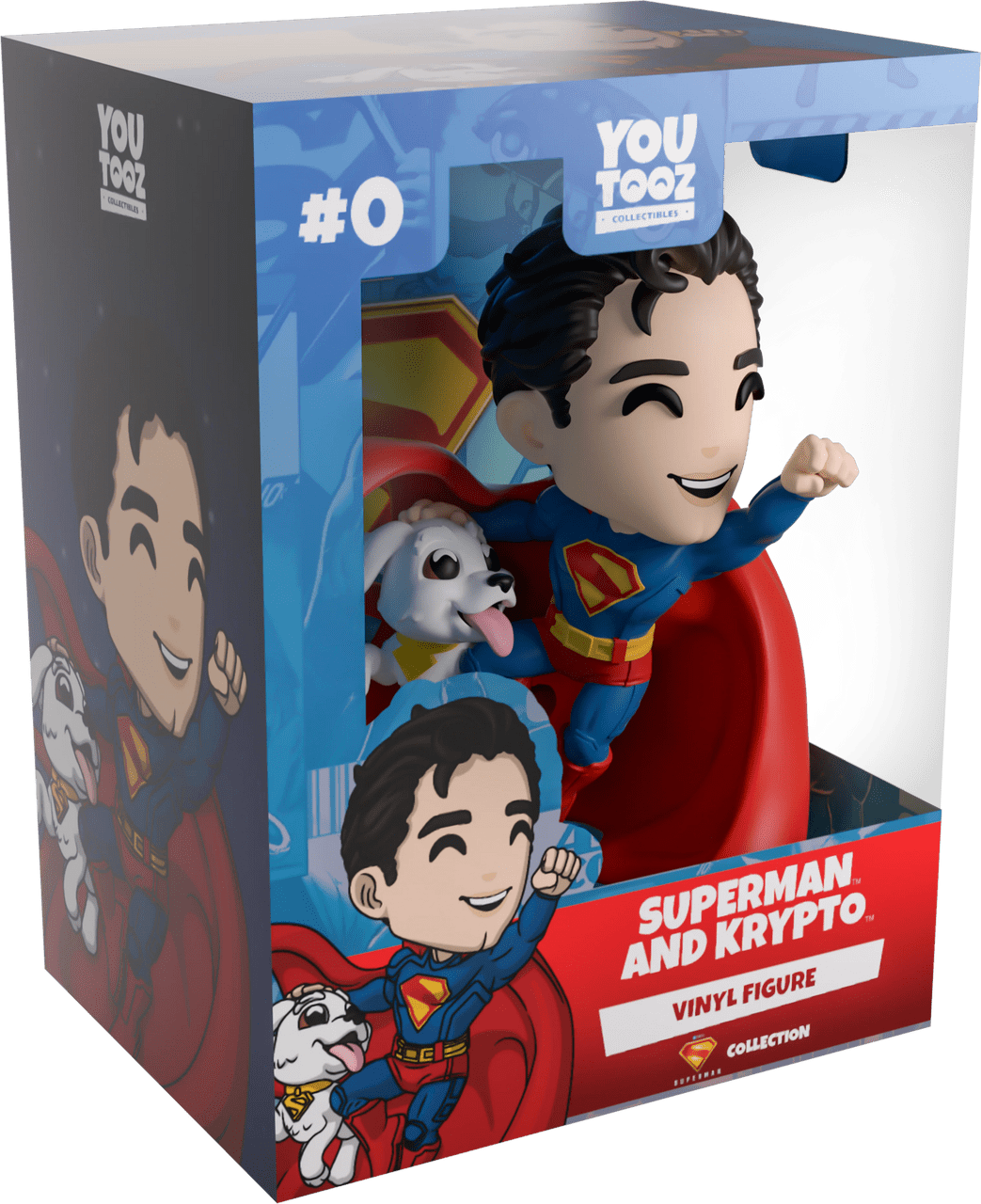 Youtooz - DC Comics: Superman & Krypto Vinyl Figure - The Happy Toy Store