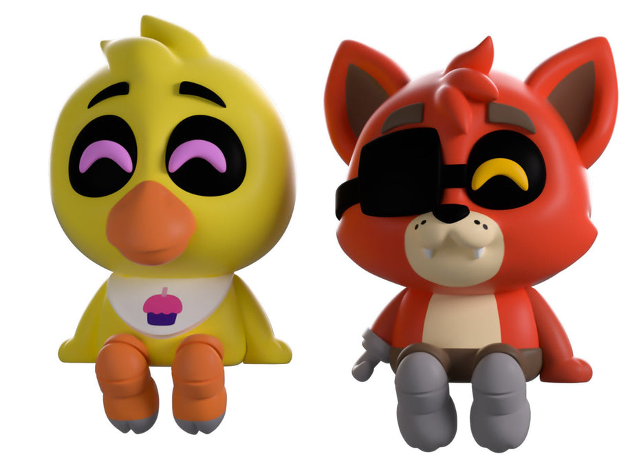 Youtooz - Five Nights at Freddy's: Chica & Foxy Monitor Buddiez - The Happy Toy Store