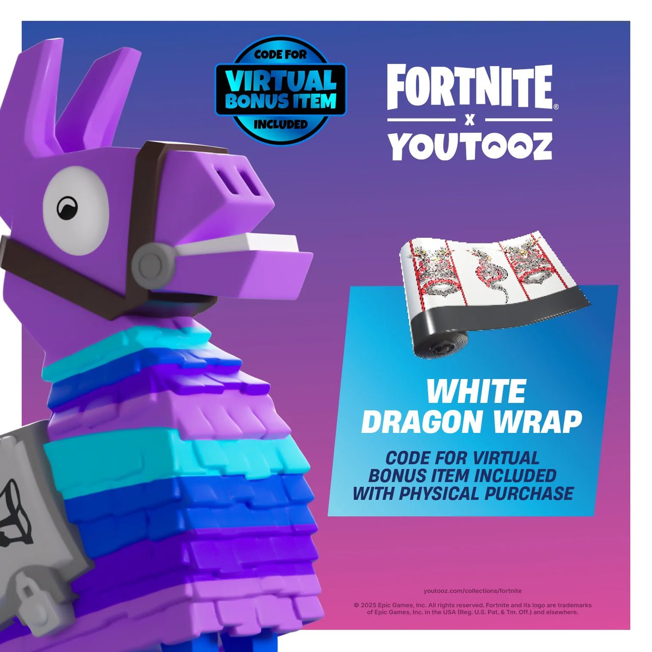 Youtooz - Fortnite: Supply Llama Vinyl Figure - The Happy Toy Store