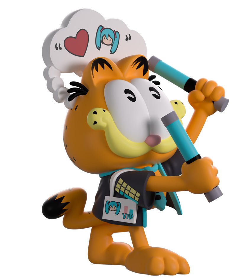 Youtooz - Garfield: Hatsune Miku Concert Garfield Vinyl Figure - The Happy Toy Store