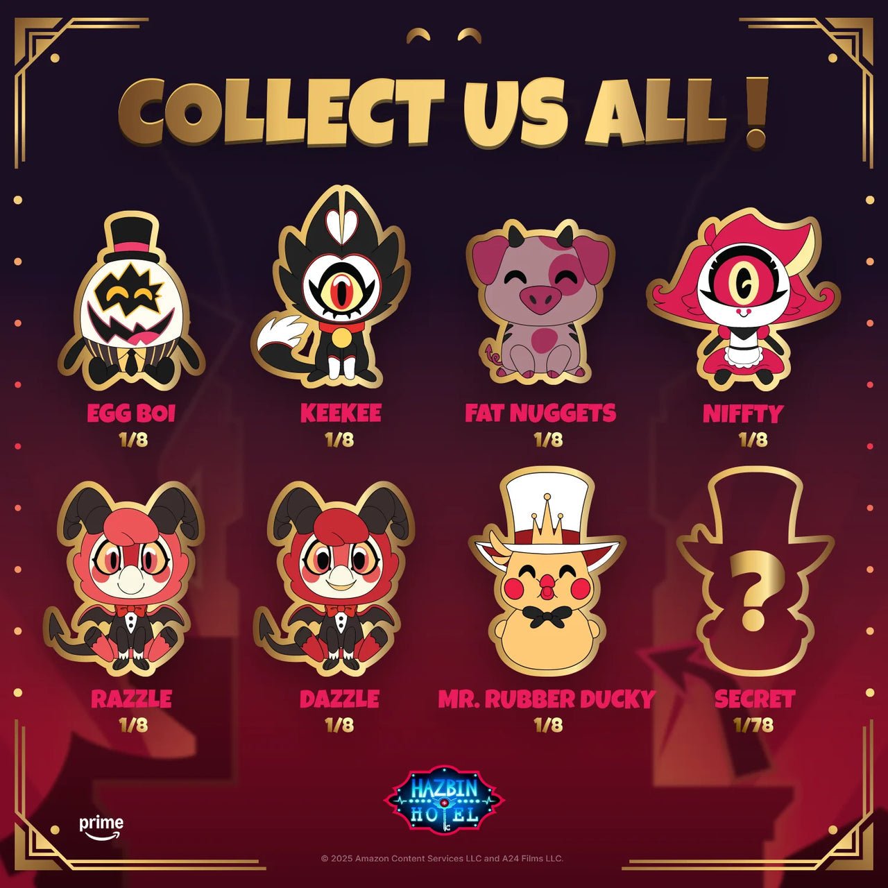 Youtooz - Hazbin Hotel: Lil Guyz Blind Box - The Happy Toy Store