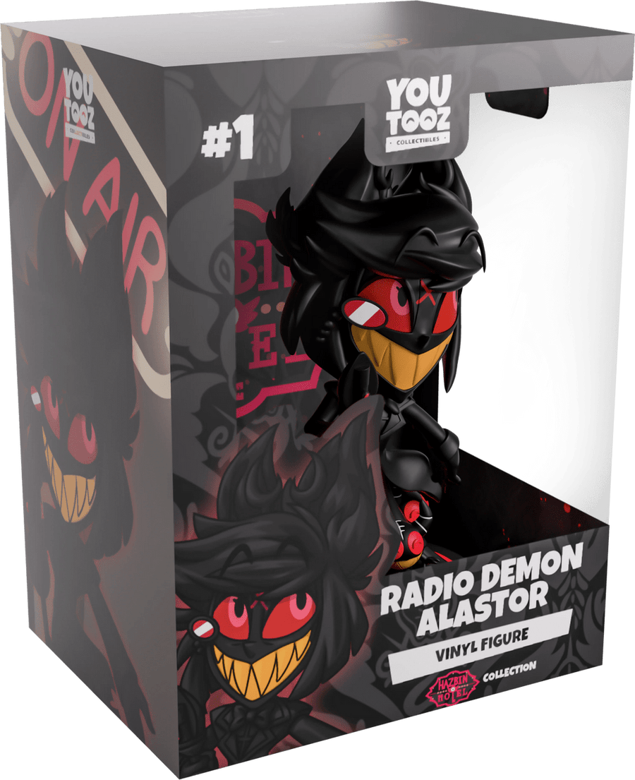 Youtooz - Hazbin Hotel: Radio Demon Alastor Vinyl Figure - The Happy Toy Store