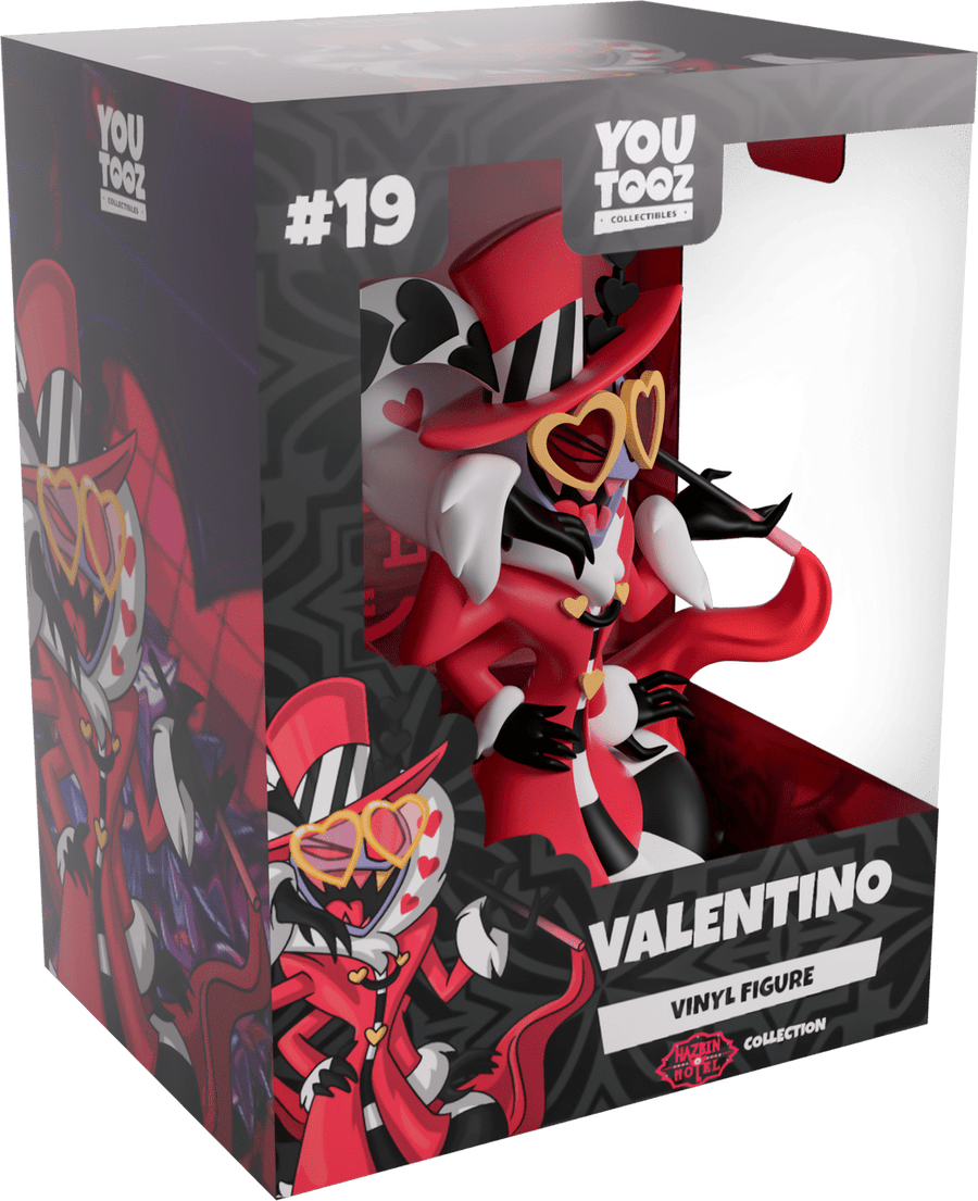 Youtooz - Hazbin Hotel: Valentino Vinyl Figure - The Happy Toy Store