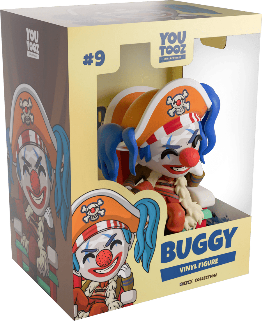 Youtooz - One Piece: Buggy Vinyl Figure - The Happy Toy Store