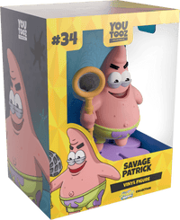 Youtooz - Spongebob Squarepants: Savage Patrick Vinyl Figure - The Happy Toy Store