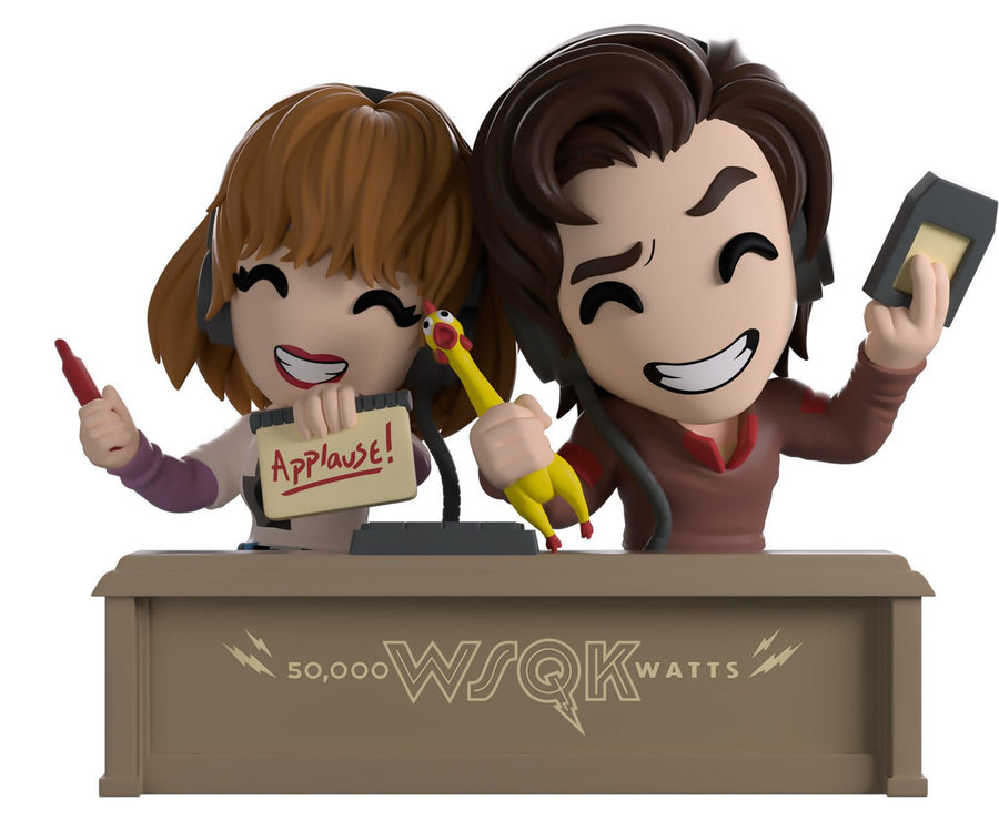 Youtooz - Stranger Things: WSQK Robin & Steve Vinyl Figure - The Happy Toy Store