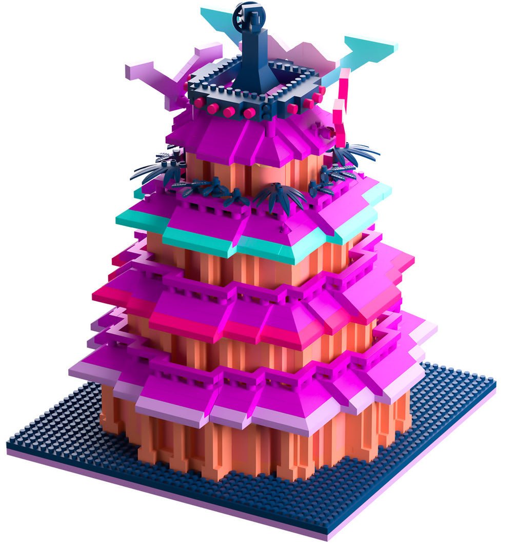 Youtooz - V Tower Brickset - The Happy Toy Store