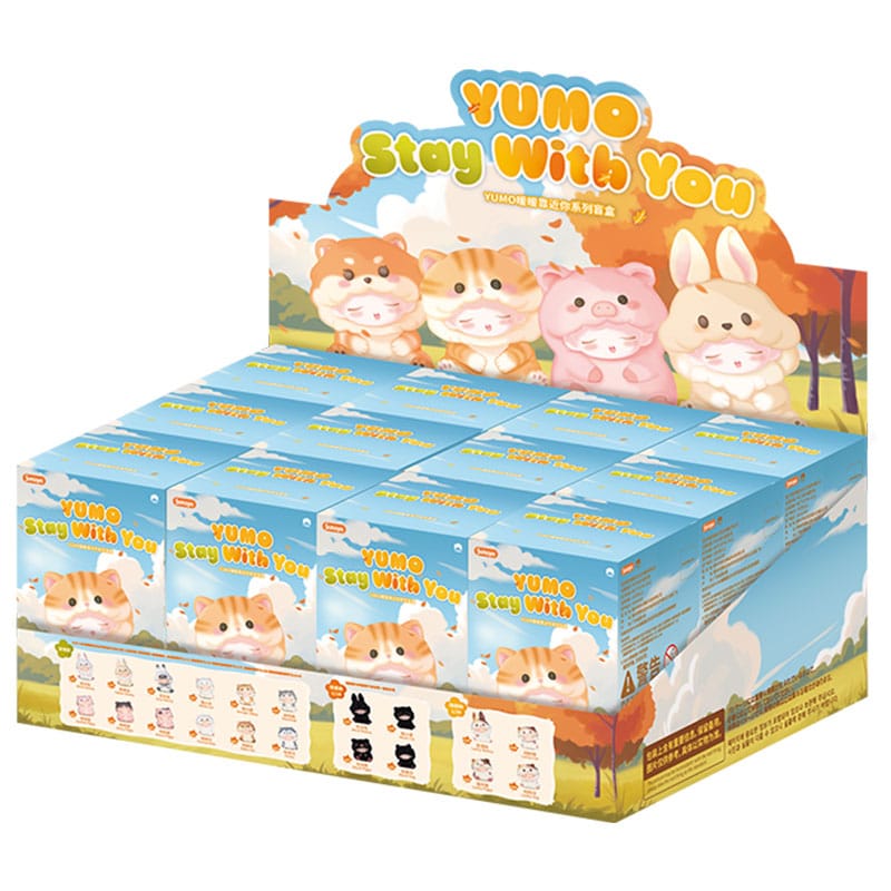 Yumo: Stay with You Series Blind Box figure 6 cm Full Box Set 12 Pack - The Happy Toy Store